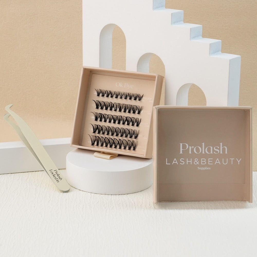 Ok Bye Cluster Stick on Lashes